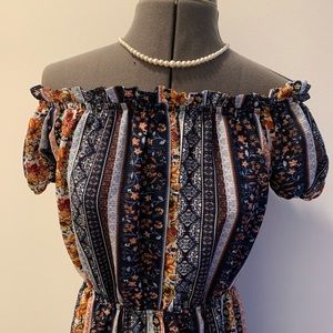 Rue21 M high-low off the shoulder dress fall